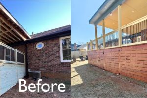 Deck before After 2 Deck before After 2